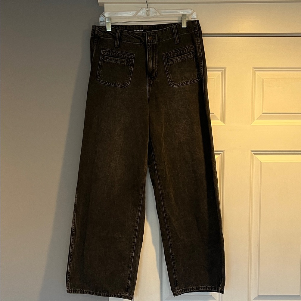 Old Navy Black Wide-Leg Women’s jeans